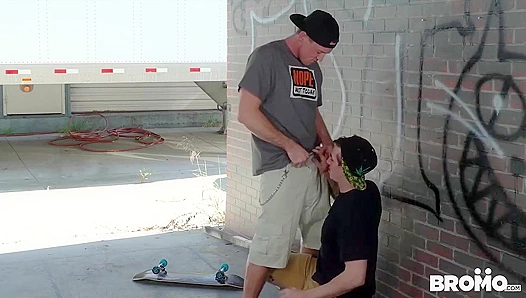 Soaked Wild: Pierce Jacks Steamy Outdoor Skatepark Hookup – Gay Public Fun