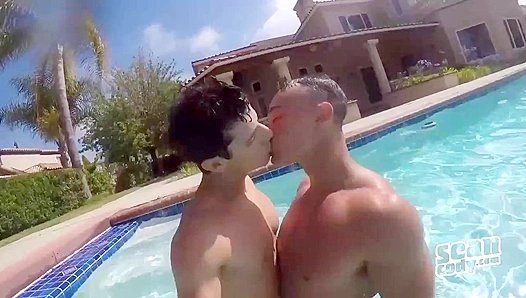 Sebastians First Time Swallowing Huge Load Gets Him Hooked – SeanCodyX 18+