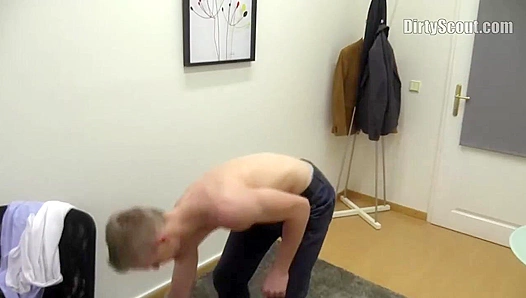 Blonde Cutie Bows Out Loud as He Gets Pounded Doggy Style – NaughtyScoutX 18+