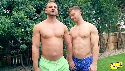 Josh vs Deacon: Naked Power Clash in Hot Muscle Sex – SeanCody