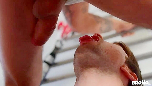 Sweat-Drenched Domination: Drew Dixon Rides Hard Post-Workout – Ryan Bones Delivers Raw