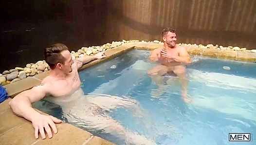 Jackson, Cooper, Mason Max Get Wet—Hot Tub Anal Madness Unleashed – 18+