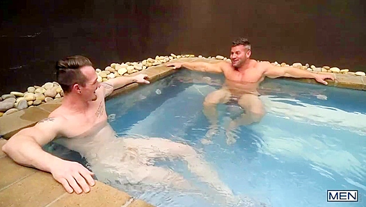Jackson, Cooper, Mason Max Get Wet—Hot Tub Anal Madness Unleashed – 18+