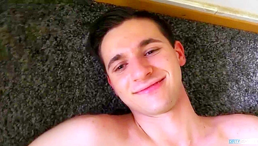 Smooth-Brunette Rides Out Raw creampie Then Takes Facial — DirtyScout