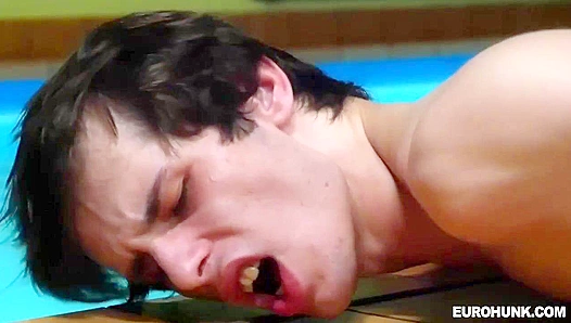 Hot Summer Ride: Harry Vakkler Writhes on David Fosters Thick Cock by the Pool – 18+