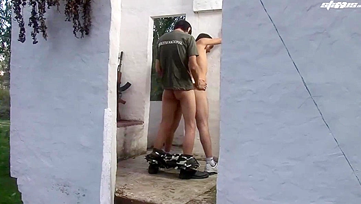 Hard Military Stud Claims Tight Virgin Hole – GayXXX 18+