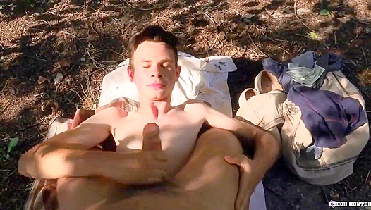 Czech Busty Stud Takes Hard Ride on Massive Throbbing Cock – Hot Prague Action – XXX Gay
