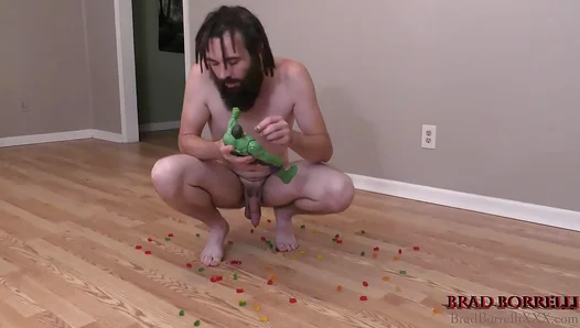 Hairy Hero Dominates Petite Foe — Intense Ass Workout Power Play – 18+