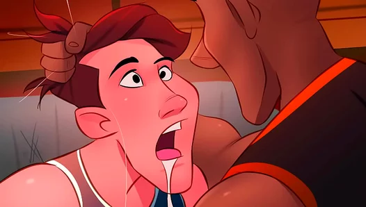Hardcourt Passion: Locker Room Lust Between Rivals – Yaoi Style 18+