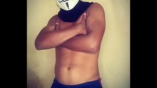 Masked Hunk Devours Massive Dick — Hot Brazilian Anal Ride 18+