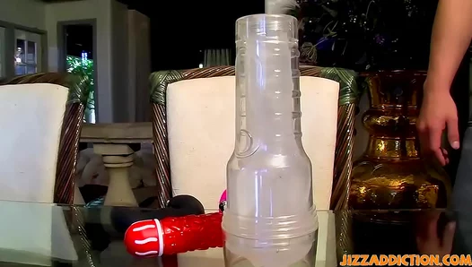 Micah Andrews Steamy Solo Act: Dildo Fleshlight Fun – NaughtyGayPlay 18+