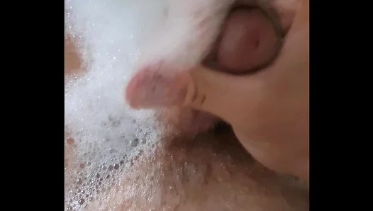 Soaking Hot: Steamy Gay Mens Masturbation Session Ends in Load Blasts – 18+
