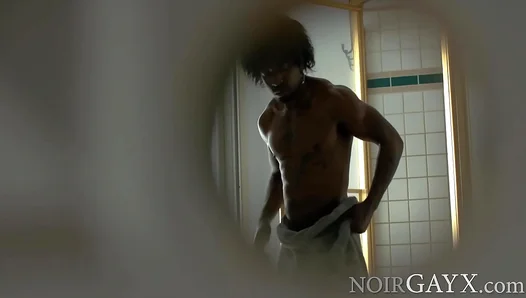 Caught on Camera: Spying on a Massive BBCs Hot Shower Session – Cant Look Away