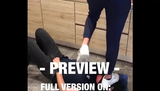 Crushed Beneath Her Reeboks: Barely Legal Foot Worship Fetish Fun – TinyGays 18+