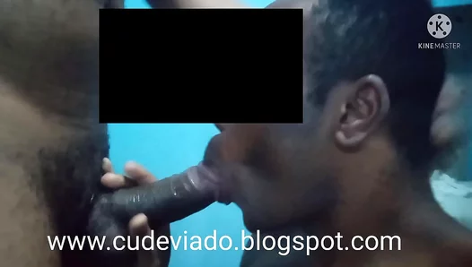 Massive-Cocked Brazilian Deepthroats Thick Load in Steaming Favela BJ – Gay XXX
