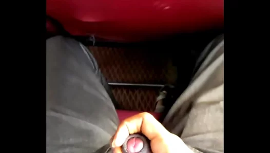 Teen Flaunts Hard Cock During Wild Solo Ride – Bold Bus Exhibitionist Thrill – 18+
