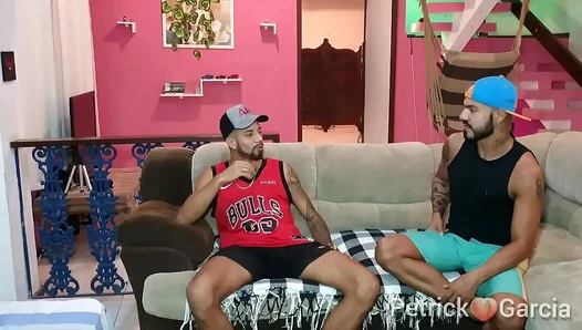 Brazilian Beast Rides Hard on Tattooed Muscle Daddys Thick Rod – 18+