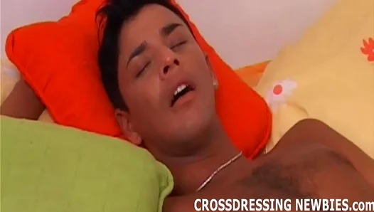 Slutty Crossdresser Moans in Lace Panties – Hot Solo Ride to Orgasm – WetWildTease
