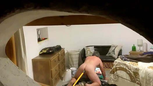 Caught Peeping: I Watched This Flushed Sissy Stroke for Me — StealthGay POV