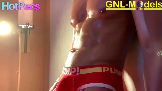 Savoring Smooth Skin: Hot Nipple Play Blowjob on Fit Asian Stud – 18+