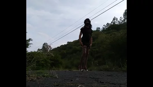 Trans Lover Takes Hard Outdoor Ass Pounding in Daring Public Scene – Gay XXX
