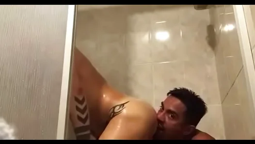 Hot Latino Sex: Steamy Bareback Lovemaking Under the Shower – 18+