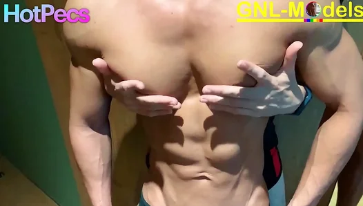Muscle Asian Stud Moans as He Gets Worshiped—Nipples Teased, Pecs Devoured – 18+