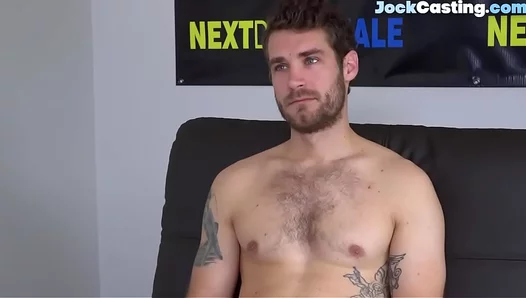 Inked Stud JERKS OFF Slow-Mo — Hot Sofa Solos Teasing Flexes – GayPlay Castings