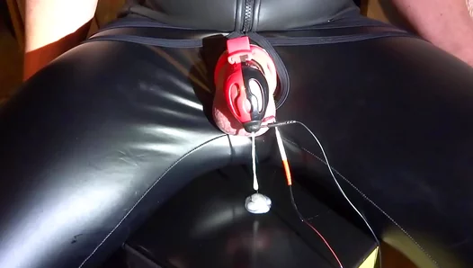 E-Stim Intensity: Chastity-Bound Hands-Free O Orgasms in Raw BDSM Action – 18+