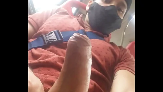 Carlos Jerks Off on Bus, Cums Hard in Public – Steamy XXX Tape 18+
