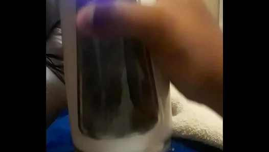 Alex Loses Himself in a Steamy Massage Cup Session – Mind-Blown Solo Pleasure –