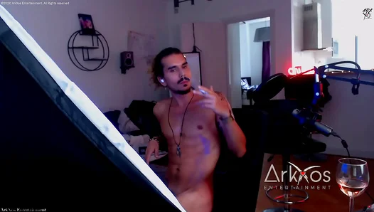 Swedish God Rubs Oil-Drenched Body in Hot Solo Session – 18+