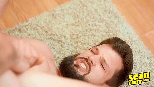Bearded Hunk Melts from Blowjob Bliss — Ends in Thick Creamy Facial – Exactly