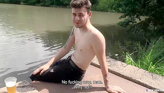 Chugging Beer Then Getting Plowed Hard from Behind – Steamy Gay POV Fuck Session