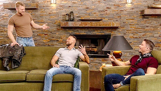 Three Hung Studs — Skyy Knox, Zayne Roman Logan Stevens Go Raw! – IconMale