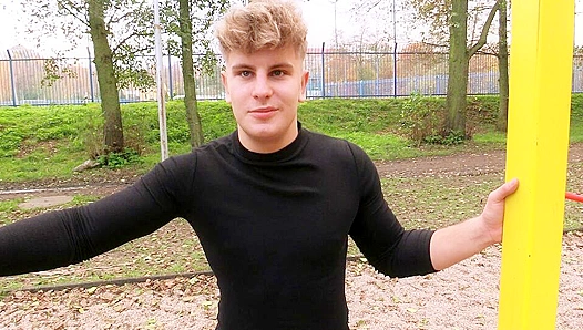 Blonde stud takes intense anal pounding in up-close POV action – XXX Gay