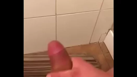 Alone Aroused: Huge Cum Shot Blast in the Bathroom – HotGayCams 18+