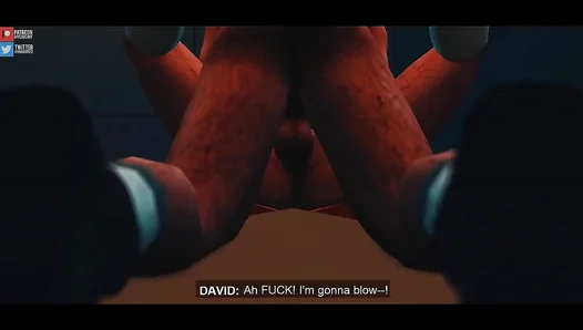 Steamy Spank Blowjob Punishment for Bad Boy – Cops N Cons Gay Cartoons 18+