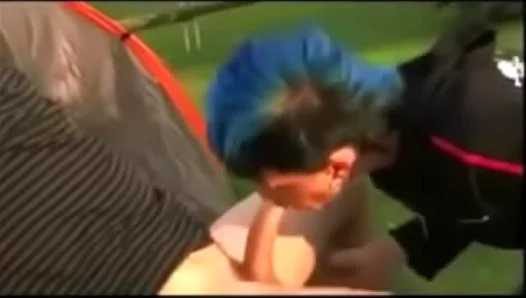 Wild Outdoor Ride: Punk Boy Gets Fully Fucked Raw Under the Sun – 18+