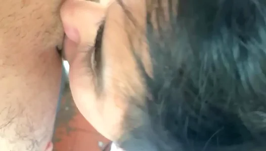 Deep Throat Craving: Hungry Stud Gags Moans While Sucking Dick Hard – GayXXX