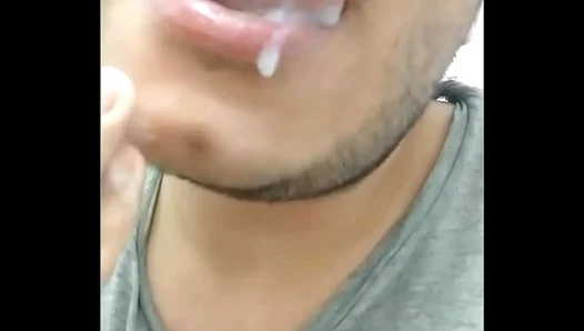 Milf Hunters Hot Solo Session: Chugging Milk While Blowing Load – HomeMadeGayPorno