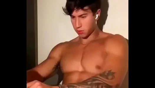 Insatiable Latino Muscle studs Jack Off in a Hot, Sticky Cum Party – 18+