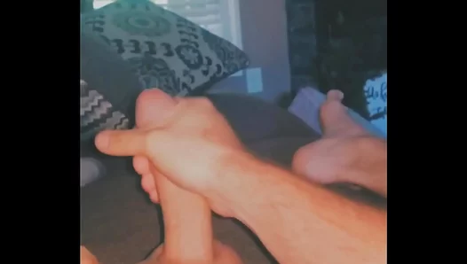 Thick Smooth: Horny Amateur JERKS OFF His CUT Monster Cock – XXXGayFun 18+