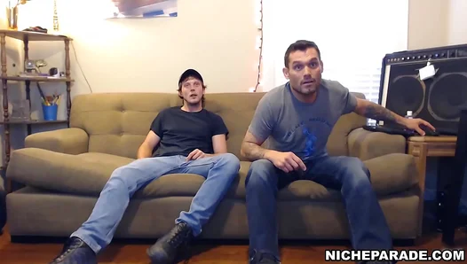 Busted Mid-Jerk: Clumsy Straight Dude Gets Caught Wanking On My Couch – Raw Amateur Fun