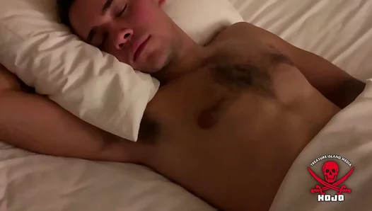 Sleepy Otter Gets Rocked by Intense Hand Action in Hot Gay Tryst – 18+
