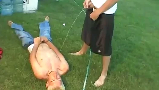 Steamy Teen Piss Play Under the Sun – WildBarebacks 18+ Adventure