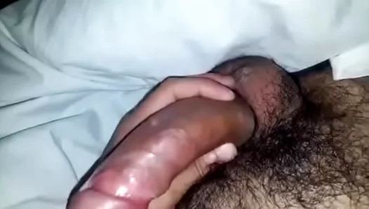 Hairy Beast Jolts Off — Watch That Thick Rod Pulse Swell — 18+