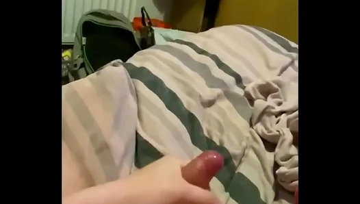 Horny Dude Takes On Huge Cock In Steamy Bedroom Solo Scene – GayPornHot 18+