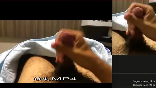 Brazilian Stallion Jerks His Thick, Hairy Rod — Hot Solo Session – 18+