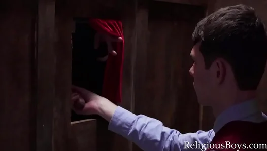 Teens Forbidden Confession Ignites Passionate Priest Roleplay – 18+
